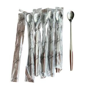 New Mid Century Crown Eldan Stainless Steel Japan iced tea spoon 6 Piece Set